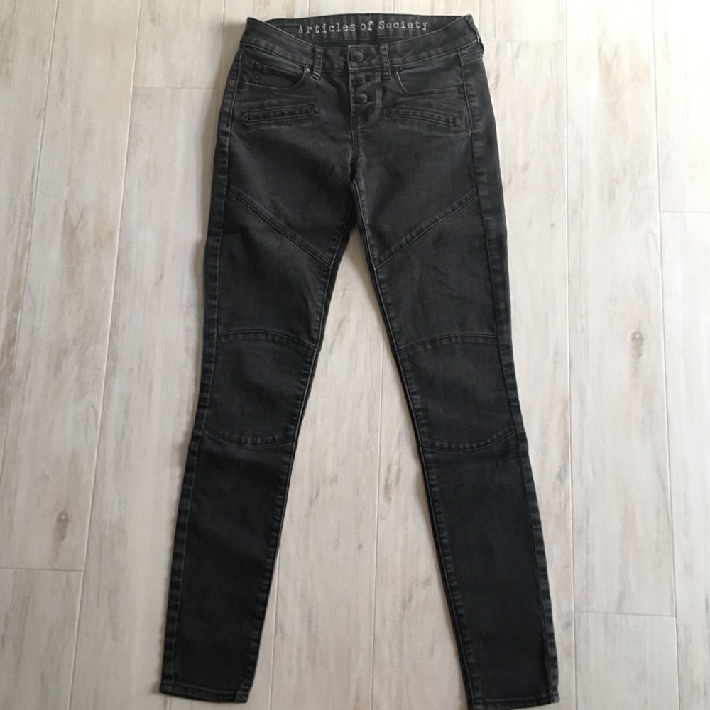 Article of Society Black Skinny Denim Jeans